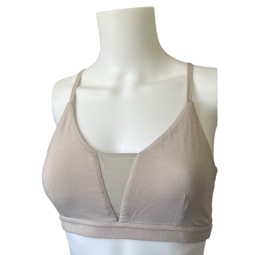 Lole Gray Sports Bra Athletic Medium Impact Size Small